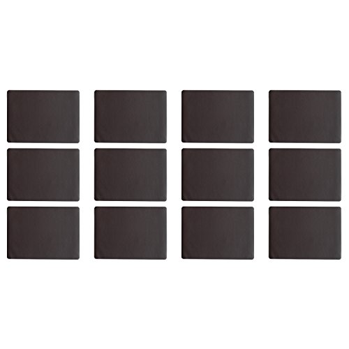 ASA Selection 7804420 Lederoptik Tischset, 46 x 33 cm, Polychlorid, schoko (12er Pack) von ASA