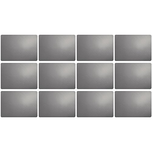 ASA Selection 7806420 Lederoptik Tischset, 46 x 33 cm, Polychlorid, Cement (12er Pack) von ASA Selection