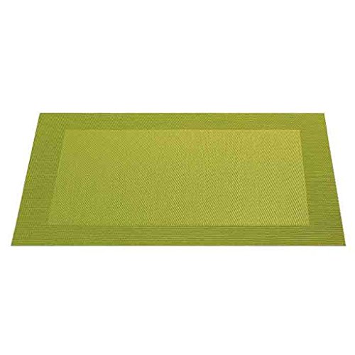 ASA Selection Tischset Kunststoff mit gewebt.Rand kiwi grün von ASA