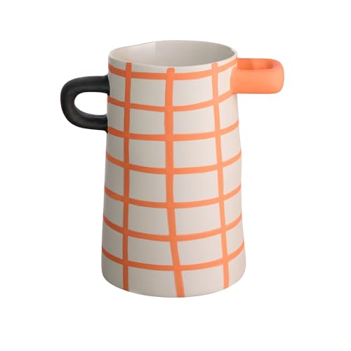 ASA Selection Vase Orange Kariert Rayu von ASA