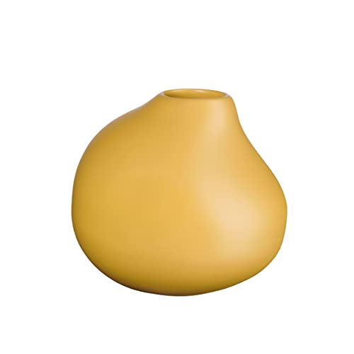 ASA - Vase, Blumenvase - Calabash - Keramik - mustard / gelb - Ø 35,5 cm - Höhe 28 cm von ASA