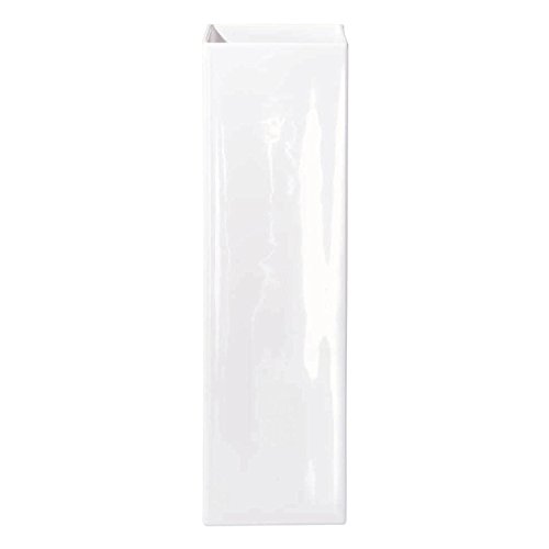 ASA Quadro Vase weiß Steingut 6x6x25cm, Weiß Glänzend, 6 x 6 x 25 cm ASA Quadro Vase weiß Steingut 6x6x25cm, Weiß Glänzend, 6 x 6 x 25 cm von ASA
