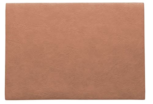 ASA Vegan Leather Tischset, Polyurethane, Coral, 46 x 33 cm von ASA