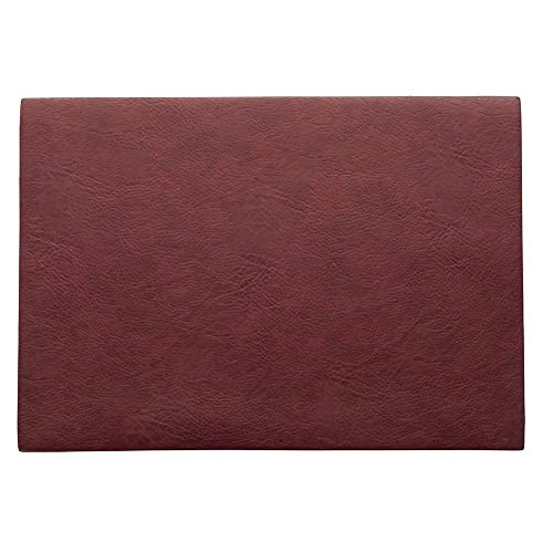 ASA Vegan Leather Tischset, Polyurethane, Rosewood, 46 x 33 cm von ASA