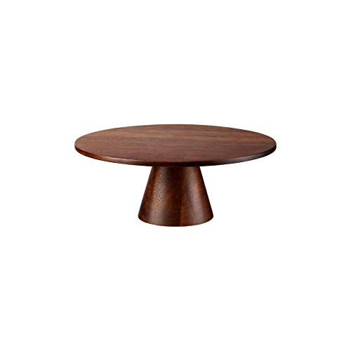 ASA Wood Tortenplatte aus Akazienholz in der Farbe Braun, Maße: 21cm x 21cm x 8,2cm, 53861970 von ASA