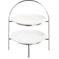 ASA atable Etagere 2-stufig für DesserttellerDurchmesser 21 cm, Höhe 28 von ASA