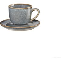 ASA saisons Espressotasse mit Unterer, denim Durchmesser6,7 cm, Höhe 5,5 von ASA