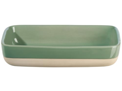 ASA Auflaufform rechteckig, Salbei Grande grün 21 x 14 cm, H. 4,3 cm von ASA