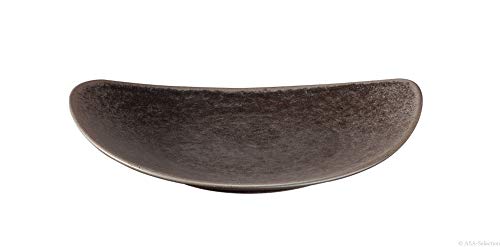Brotteller oval klein D.16x13cm CUBA MARONE ASA-Selection~6 (6 Stück) von ASA
