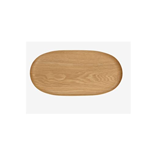 Holztablett, oval, 31 x 15 cm, H. 1,5 cm von ASA