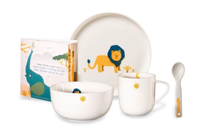 Kindergeschirr-Set 5-tlg. Leo Löwe von ASA
