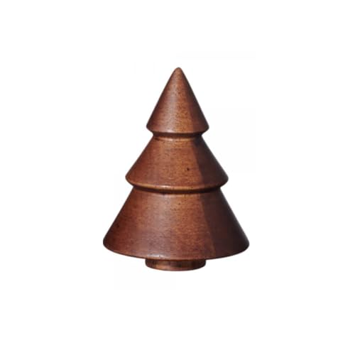 [SA2025/08] Deko Tannenbaum, D. 6,2 cm, H. 8,8 cm, Akazie von ASA