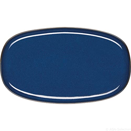 Teller Platte oval 31x18cm/H.2cm midnight blue SAISONS ASA-Selection**2 (2 Stück) von ASA