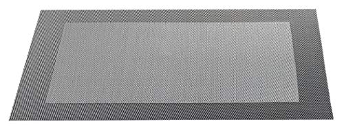 Tischset gewebter Rand grau 46 x 33 cm von ASA Selection