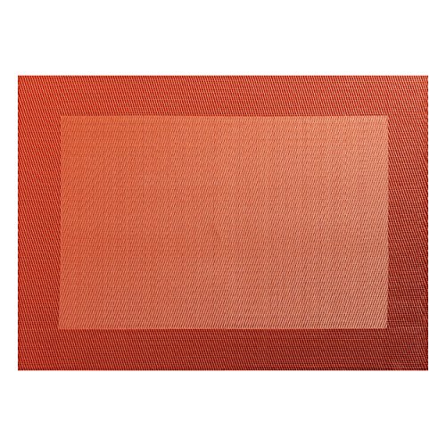 ASA 78053076 Tischset aus Kunststoff quadratisch, Dunkel-orange, 46 x 33 cm von ASA