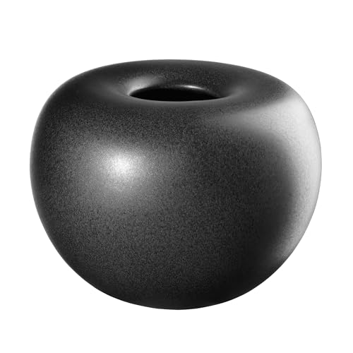 Vase, Black Iron, D. 23 cm, H. 18 cm von ASA