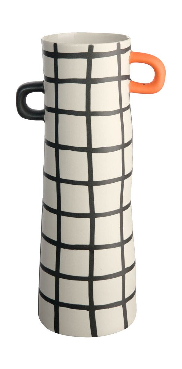 Vase 28 cm Rayu Kariert von ASA