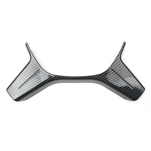 ASADF Auto Interieurleisten Für Mercedes Für Benz CE ML GL Klasse W204 W212 X166 W166 Carbon Fiber Texture Auto Innen Lenkrad Panel Rahmen Abdeckung Trim Interior Decorative(Kohlefaser) von ASADF