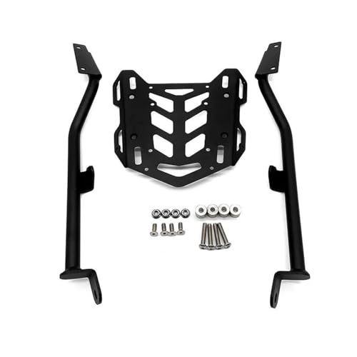 ASADF Gepäckträger Motorradzubehör Hinterer Gepäckträger Trägerkoffer Top Box Regalhalter Unterstützung Für MT-09 SP Für FZ-09 2021-2023 Seitengepäckträger von ASADF