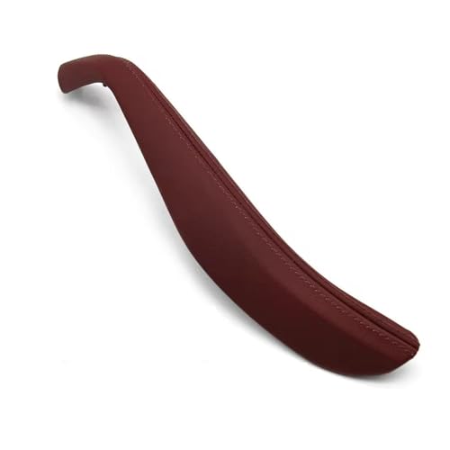 ASADF Innenhaltegriff Auto Innentürgriff Leder Äußere Abdeckung Für 5 Series G30 G31 Für M5 F90 2018 2019 2020 2021 2022 2023(Volcanic Red Right) von ASADF