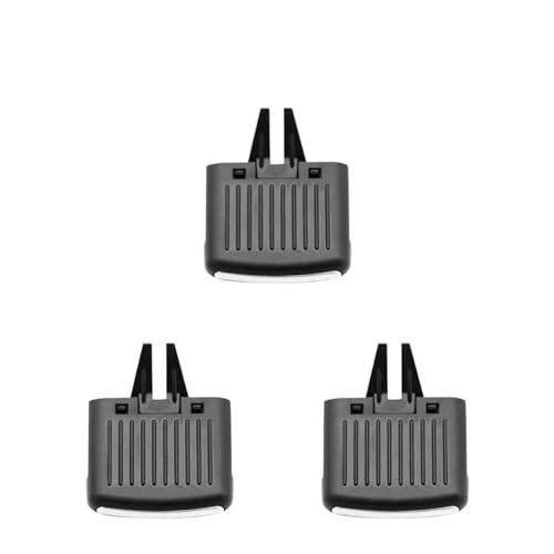 Mittelkonsole Lüftungsgitter 1-5 STÜCKE Für VW Für Sagitar Front A/C Klimaanlage Air Vent Outlet Tab Clip Reparatursatz A/C Air Vent Speed ​​Control Switch Lüftungsgitter AC Vent(3PCS) von ASADF