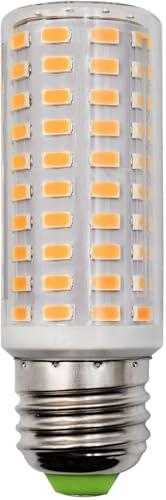 ASAIHKUN E27 12W LED Edison Schraube Glühbirnen Äquivalent zu 100W CFLs 3000K Warmes Weiß Kompakte Maisbirne Brillante Lichter 1200LM AC100-265V für Kronleuchter Deckenlampen Nicht dimmbar (1er-Pack) von ASAIHKUN