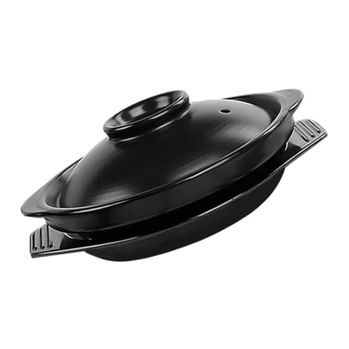 ASAKKURA 1 Set Auflaufform Tonkochtöpfe Eintopftopf Steintopf Topf Steintöpfe Tontopf Kochen Chinesischer Tontopf Zum Kochen Nudeltöpfe Ramen Topf Mit Deckel Tontopf von ASAKKURA