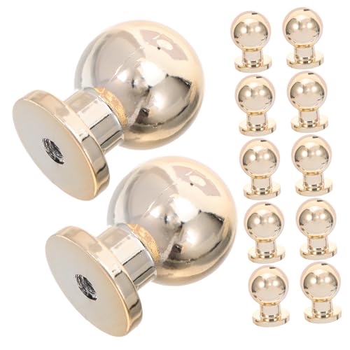 ASAKKURA 12 Stück Kugel-schrankknöpfe: Poliertes Gold, Kommoden-/schubladengriffe, Küchenschrankgriffe, Badezimmermöbel-hardware, Durchmesser 25 Mm ASAKKURA 12 Stück Kugel-schrankknöpfe: Poliertes Gold, Kommoden-/schubladengriffe, Küchenschrankgriffe, Badezimmermöbel-hardware, Durchmesser 25 Mm von ASAKKURA