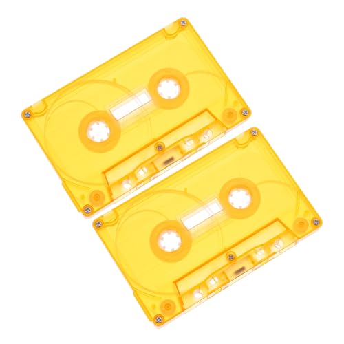 ASAKKURA 2 Stück Kunststoff Organizer für Leere Audiokassetten Vintage Musikaufbewahrungskiste für Stilvolle Raumdekoration und Ordnung von ASAKKURA