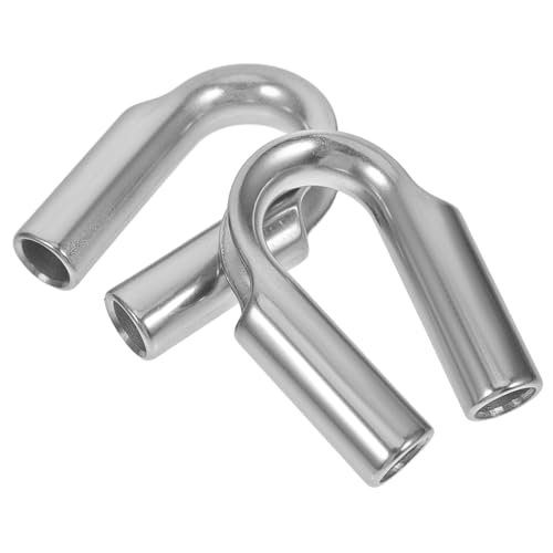 ASAKKURA 2 Stück Rope Thimble Triangular Protection Ring aus für Drahtseil Robuste Kauschen mit Hoher Festigkeit Einfache Installation und Zuverlässige Verbindung von ASAKKURA