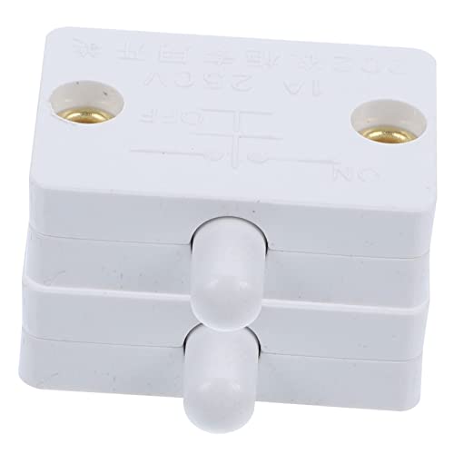 ASAKKURA 2 Stück Teiliges Türkontakt Schalter für Schranklicht Automatischer Ein Ausschalter Mechanischer Türsensor für Kleiderschrank und Schrankbeleuchtung Kompakt und Langlebig Weiß ASAKKURA 2 Stück Teiliges Türkontakt Schalter für Schranklicht Automatischer Ein Ausschalter Mechanischer Türsensor für Kleiderschrank und Schrankbeleuchtung Kompakt und Langlebig Weiß von ASAKKURA