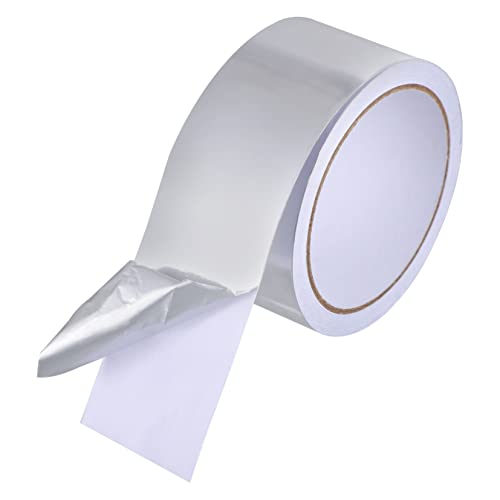 ASAKKURA Aluminiumfolie Klebeband Selbstklebend Temperaturbeständiges Reparaturband für Isolierung Dichtungen Ventilationskanäle Rohrisolierung und von ASAKKURA