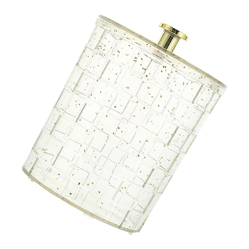 ASAKKURA Aufbewahrungsbox Badezimmer Aufbewahrungsbehälter Wattepad Organizer Reise Wattepad Halter Wattepad Behälter Runder Wattepad Halter Aufbewahrung Wattepads Reise Wattepad Halter von ASAKKURA