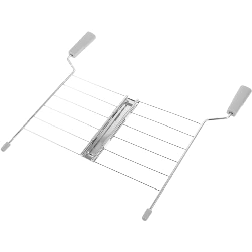 ASAKKURA Brotwärmer Edelstahl Toast Rack Für Frühstücksmaschine Stabil Leicht Hitzebeständig Für Toast Und Sandwiches Ergänzung Für Ihre Küchenausstattung von ASAKKURA