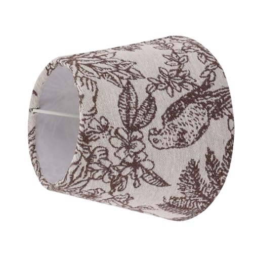 ASAKKURA Tischlampenschirm Stoff mit Zufälligem Muster für Nachttisch und Stehlampe Elegantes Design für Wohnzimmer und Schlafzimmer von ASAKKURA