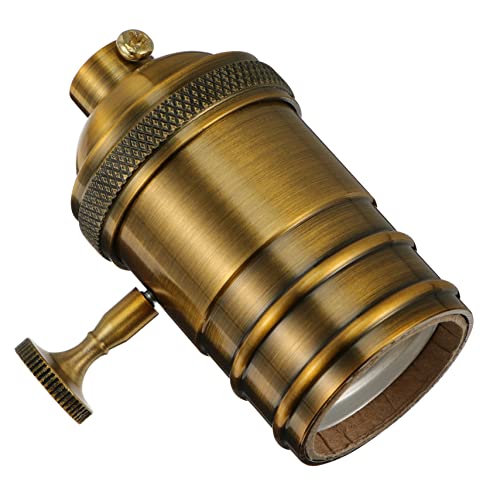 ASAKKURA Vintage Retro Lampenfassung Druckguss Aluminium Hitzebeständig Mattierte Oberfläche Einfacher Einbau für DIY Pendelleuchten Küche Wohnzimmer Bar und Esszimmer ASAKKURA Vintage Retro Lampenfassung Druckguss Aluminium Hitzebeständig Mattierte Oberfläche Einfacher Einbau für DIY Pendelleuchten Küche Wohnzimmer Bar und Esszimmer von ASAKKURA