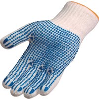 Asatex - Handschuhe Gr.9/10 weiß/blau en 388 psa ii Polyester/Baumwolle at von ASATEX