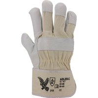 Asatex - Handschuhe Adler-C Gr.10,5 naturfarben Leder naturfarben von ASATEX