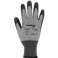 3721/8 Schnittschutzhandschuhe Größe 8 graumeliert/schwarz en 388 PSA-Ka - Asatex von ASATEX