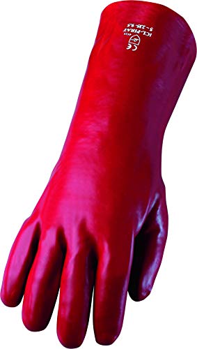 ASATEX PVC-Handschuh PL-P, rot (12 Paar) von Asatex