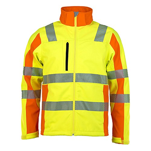 ASATEX Prevent Trendline Softshell-Jacke PTW-DS, gelb/orange, Gr. XL von ASATEX