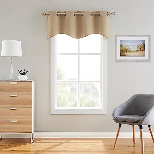 ASATEX Volant im Landhausstil, 137,2 x 45,7 cm, Taupe Braun Jeder Querbehang im Landhausstil ist ideal für Küche, Bad oder Esszimmer Eleganter Küchen- oder Café-Vorhang. NIC 137,2 x 45,7 cm, Taupe von ASATEX