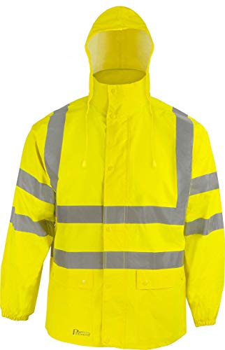 Asatex Prevent Warnschutz-Regenjacke RJG, Gelb, XL von ASATEX