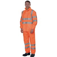 Prevent - Warnschutzregenhose Größe l orange von PREVENT