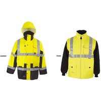 [NEUWERTIG] Asatex Warnschutzparka Parka 5 In 1 Gelb Sicherheitsjacke Arbeitsbekleidung B-Ware von ASATEX