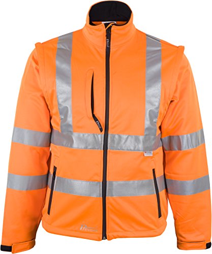 Prevent Warnschutz-Softshell-Jacken 8060O, leuchtorange, Gr. 2XL von ASATEX