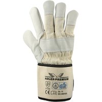 Top Rindvolllederhandschuh adler Premium en 388(2.2.4.3), natur, Gr. 10 von ASATEX