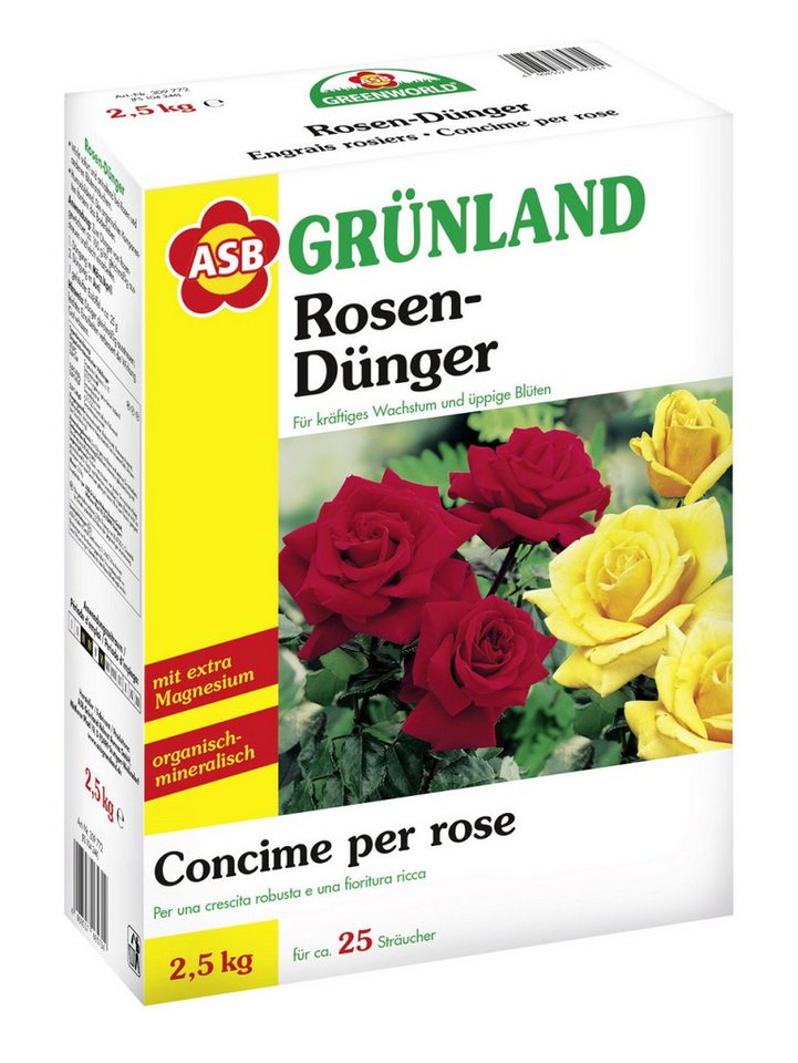 ASB Greenworld Blumendünger ASB Greenworld Spezial-Rosendünger 2,5 kg von ASB Greenworld