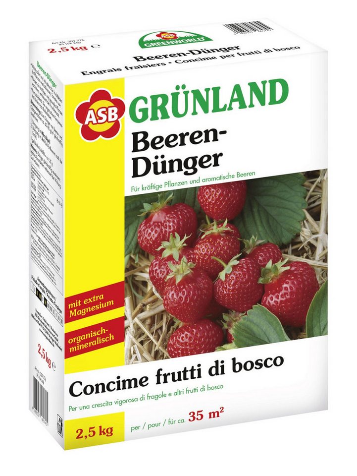 ASB Greenworld Gemüsedünger ASB Greenworld Spezial-Beerendünger 2,5 kg ASB Greenworld Gemüsedünger ASB Greenworld Spezial-Beerendünger 2,5 kg von ASB Greenworld