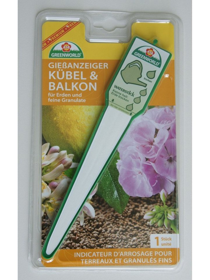 ASB Greenworld Gießkanne ASB Greenworld Gießanzeiger für Granulat und Erde von ASB Greenworld